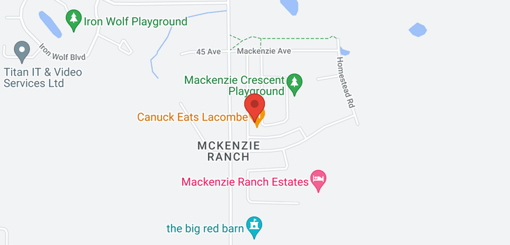 map of 38 Mackenzie  Crescent